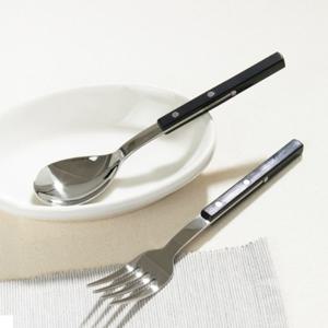 키친스타일 보겐 미네뜨 국산 디저트 스푼 포크 세트 2p 빙수 숟가락