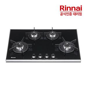 린나이 린나이 빌트인 4구 와이드 가스레인지 RBR-P4400 펄크리스탈