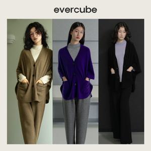 [런칭가 429000원]에바큐브 24FW 캐시미어 케이프
