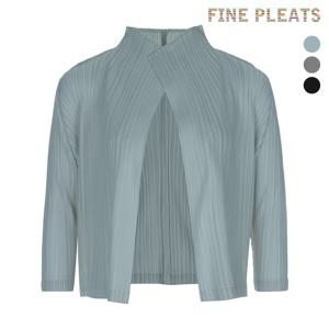 [백화점동일브랜드] [FINE PLEATS] 피네 플리츠 7부 숏 가디건 [3컬러]