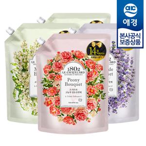 [애경][비밀] 르샤트라 고농축 섬유유연제 리필 1.6L x4개