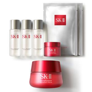 sk2 에스케이투 (8월) SK-II 스킨파워 어드밴스드 크림 80g 세트
