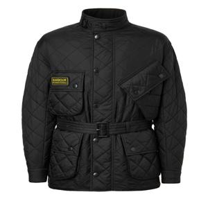 바버 Barbour [25FW] 남성 블랙 B.Intl 인터내셔널 폴라 퀼팅자켓 URJA5F107BK International A7 기모 퀄팅
