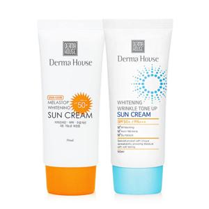 화이트닝 썬크림+미백 링클 톤업 썬크림/SPF50+PA+++