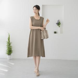 엄마옷 마담4060 콜트인견원피스-QOP2505003-