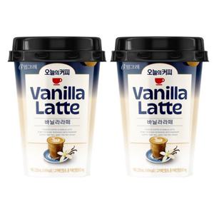 빙그레 오늘의커피 바닐라라떼 250ml x 10개 컵커피 커피음료