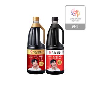 청정원 햇살담은 두번달여더진한 1.7L 2종(진간장/진간장골드)택2