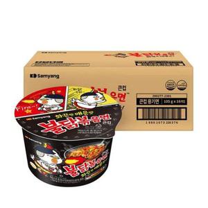 갤러리아_[삼양식품] 큰컵 불닭볶음면 105g x 16개(1박스)