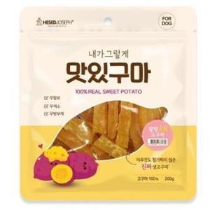 [BZJL8D3F_4C]강아지 간식 스타일 고구마말랭이 스틱 200g