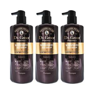 [닥터그루트][홈쇼핑 최신상] 닥터그루트 탈모 집중 케어 샴푸 500ml 3개 힘없는 모발용