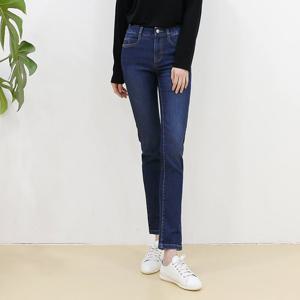진청 스판 일자핏 청바지