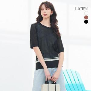 [루시앙]루시앙 컬러 포인트 썸머 크로쉐 니트 3종 세트