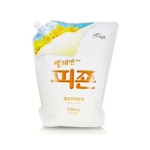 피죤 섬유 유연제 옐로우미모사 2.1L 4개 세탁 빨래[W030D24]