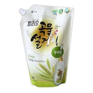 트리오 곡물설거지 우리밀 1.2L리필 4개 (W00B647)