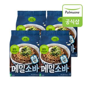 [풀무원] 자연건면 메밀소바 464g(4개입) x 4봉
