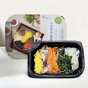 [하늘농가] 바로먹는 렌지쿡 비빔밥용 모듬나물 160g x 3팩