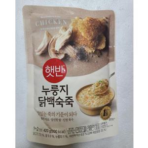 CJ제일제당 햇반 소프트밀 누룽지 닭백숙죽 420g x7개