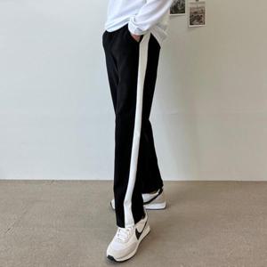 [VY] 남자 트랙수트 콘트라스트 옆면 사이드 줄 팬츠