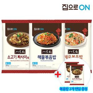 집으로ON 볶음밥 10개 + 증정 (랜덤)2개/새우볶음밥/해물볶음밥/소고기볶음밥