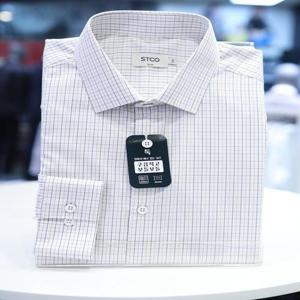 STCO 세이브존04 FW 베이지 체크 셔츠 1DS24310