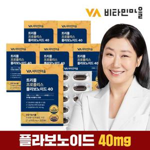 비타민마을 트리플 프로폴리스 플라보노이드 40mg 30캡슐 x 6박스 (총6개월분)