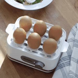 휴빅 타이머 반숙 달걀 계란찜기 멀티 전기찜기 에그쿠커 블랙
