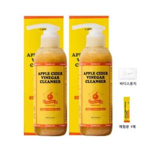 [마미케어]  애사비 클렌저 특대용량 200ml x 2개 + 체험분 1매 + 바디스폰
