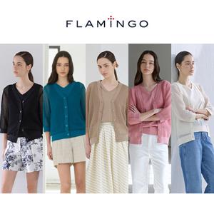 [런칭가 79,900원][후라밍고] 25SS NEW+ 썸머 코튼 블렌딩 크로쉐 가디건 2종 + 니트 탑 블라우스 2종 (총 4종)