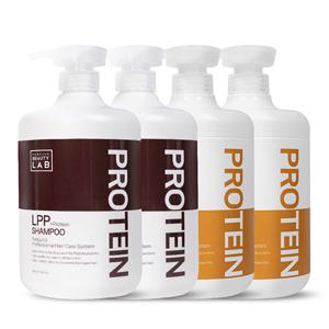 [박준뷰티랩] LPP 단백질 샴푸 1000ml 2개 + LPP 단백질 트리트먼트 1000ml 2개, 오리지널