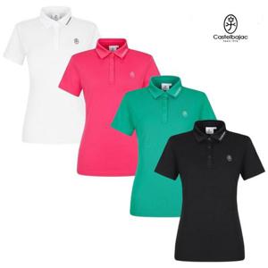 까스텔바작 골프 여성 베이직 피케소재 여름 카라 반팔 티셔츠 BGEM-TS702