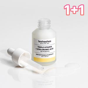 [티히히] 1+1 마이크로 바이옴 트리플 비타민 미백 진정 탄력 세럼 30ml