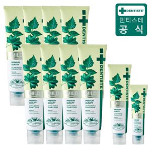 [덴티스테] 뉴 마일드 치약 160x8개+60gx1개+20gx1개