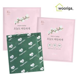 우리가스토리 국내생산 대용량 핫팩 150g 60팩 손난로 포켓용핫팩