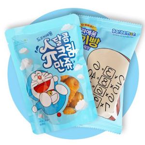 [촉촉만쥬] 도라에몽 달콤슈크림만쥬 5봉+도라에몽 암기빵 5봉