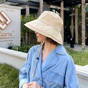 [루즈루나] 마리나 여성 벙거지모자 버킷햇 휴가 골프 벙거지 모자