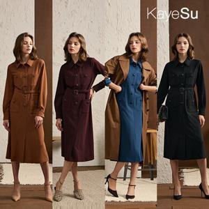 [런칭가 77,000원][KayeSu] 케이수 24FW 트리니티 퀼팅포켓 쥬얼버튼 드레스 1종