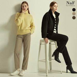 ★시크릿특가★ NNF 22FW 여성 기모 헤링본 밴딩 팬츠 3종 SET