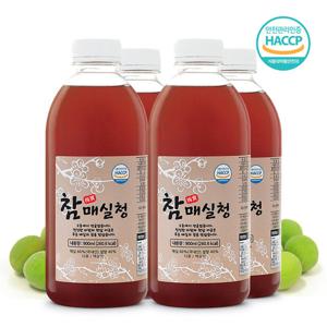 [고흥의 맛] 고흥 참매실청 900ml X 4병