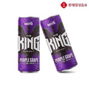 [샵앤][리미드] 롯데칠성 핫식스 더킹 퍼플 그레이프 355ml x 24캔 시원한 음료_21262499_643514