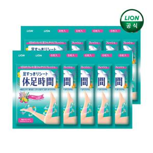 휴족시간 쿨링시트 6매입 X 10개