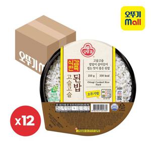 [오뚜기] 오뚜기밥 식감만족 고슬고슬된밥 210g 12개