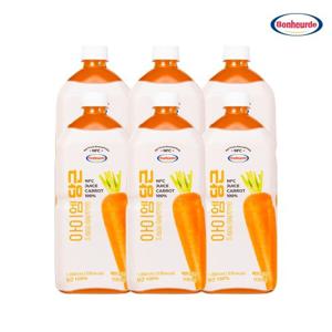 보넬드 아이엠 당근주스 1L 6병 │ 100% NFC 착즙 순수 당근즙 착즙주스