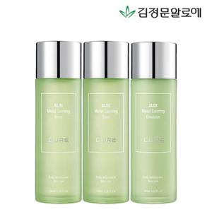 [김정문알로에] 큐어 카밍 토너 2개+카밍 에멀젼
