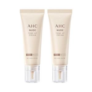 AHC 누드 톤업크림 내추럴 글로우 40ml x2 (25년 11월까지) /비비크림/주름케어/자외선차단