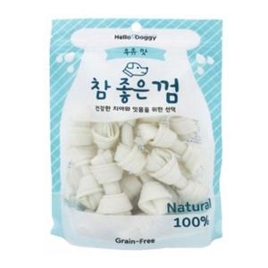 참좋은 우유맛 껌 9cm 18p 강아지 애견 밀크껌 간식 (WD037CE)