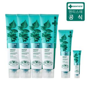 [덴티스테] 뉴 브리즈민트 치약 180g4개+60g1개+20g1개