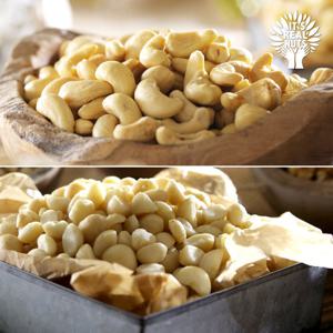 [리얼넛츠]구운캐슈넛 800g + 마카다미아 800g(총 1.6kg)