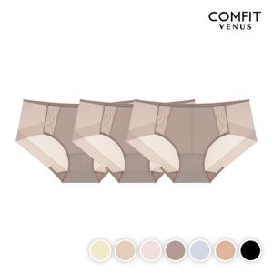 [컴핏비너스] 에브리데이 세미 보정 햄팬티 3매입 7컬러(SSET450)