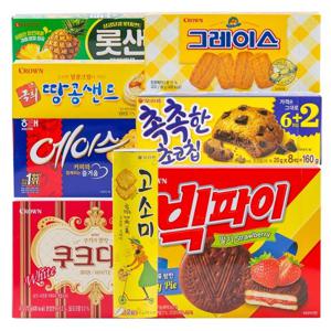 [잇츠팩] 사무실 간식 과자 든든하당 8종세트