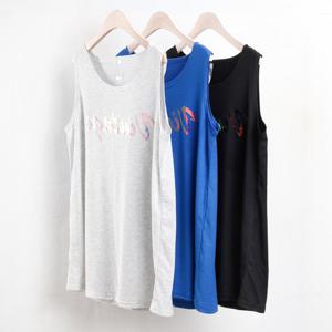 빅사이즈나시티 2465L408 블링빈티지스판민소매티 MN